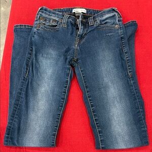 True Religion Blue Straight Leg Jeans